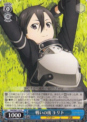 Kirito, After the Battle