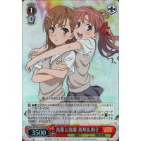 Mikoto & Kuroko, Senpai and Kouhai RG/W10-055R RRR Foil