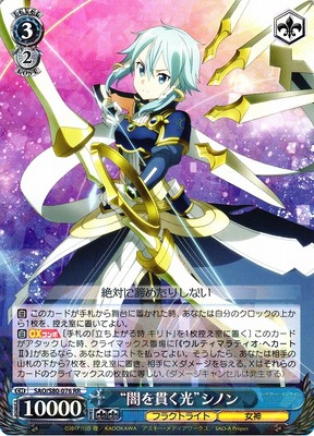 Sinon, Light that Penetrates the Darkness SAO/S80-076 RR