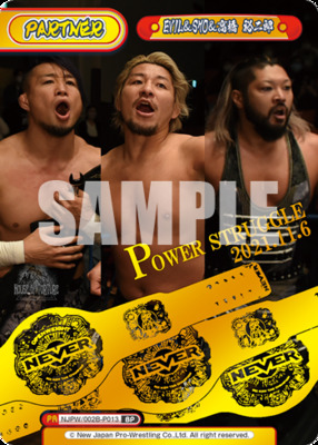 EVIL＆SHO＆高橋 裕二郎 NJPW/002B-P013 BP Foil & Stamped