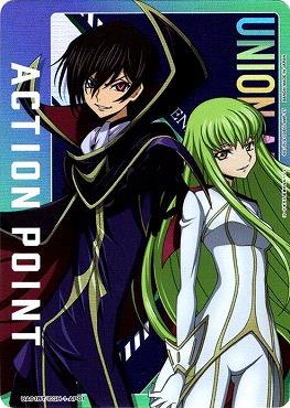 [UNION ARENA/Code Geass: Lelouch of the Rebellion]ACTION POINT(ルルーシュ&C.C.)  Parallel